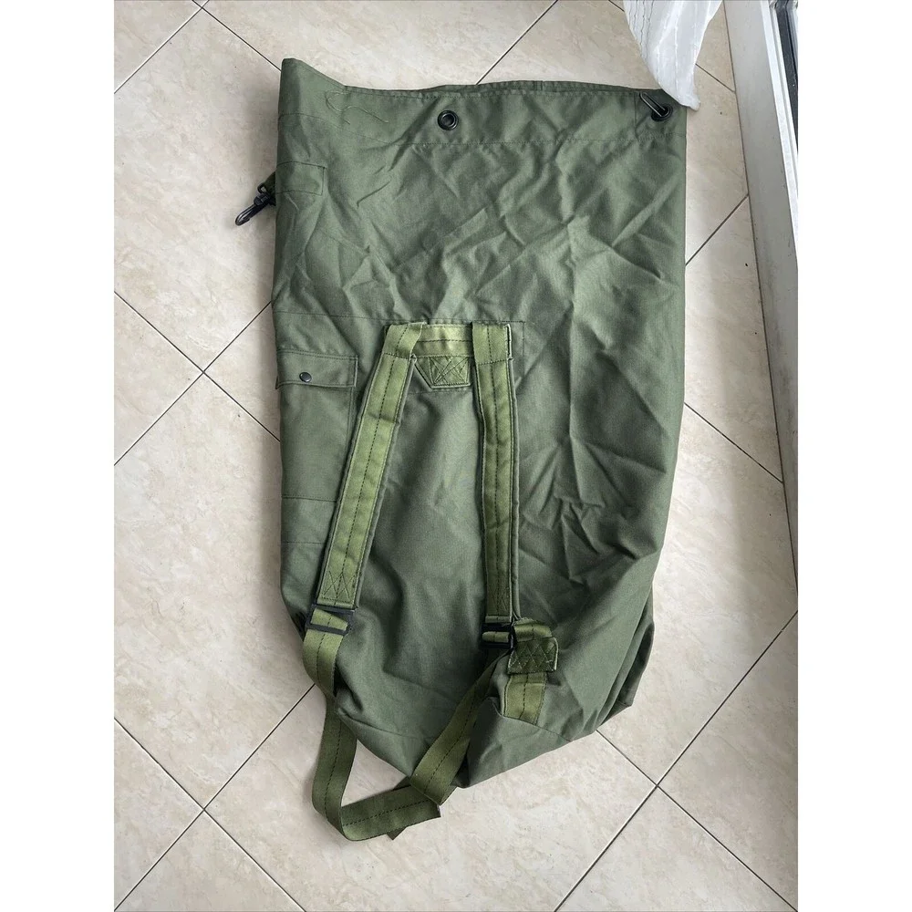 USGI Military / Army Duffel / Sea Bag Luggage Top Load 2 Strap OD Nylon